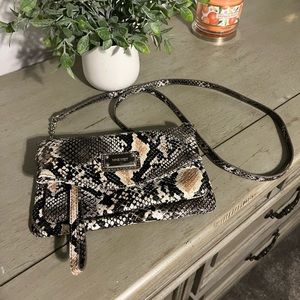 Nine West Snake skin purse with removable strap